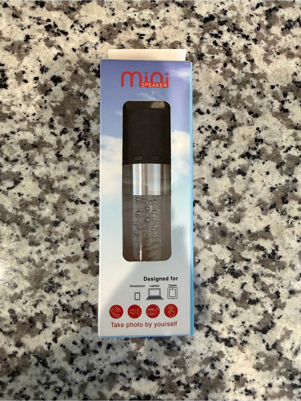 Mini Speaker - Black and Silver